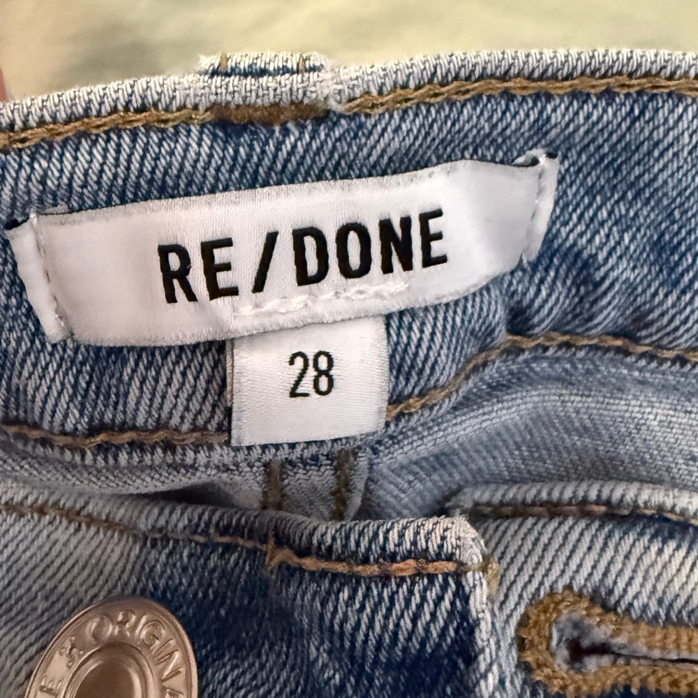 Re/Done Blue Classic Denim Jeans